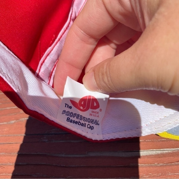 Vintage McDonald’s Racing Team Hat Snap Back Trucker 90s 94 Bill Elliott Red - Picture 11 of 11